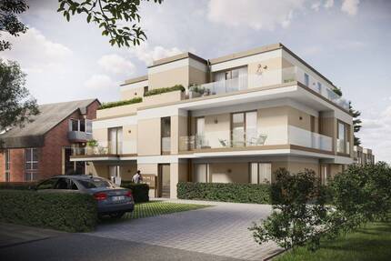 NEUBAU . Aachen-Laurensberg - ca. 117 m² gr. 3-Zi-Wohnung mit 2 Balkonen . Aufzug . moderne Ausstattung