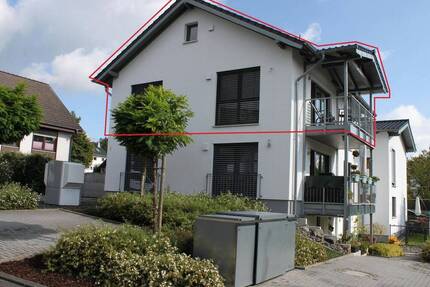 Moderne 2-Zimmer-Wohnung mit überdachtem Balkon und wunderschönem Ausblick - Neunkirchen-Seelscheid
