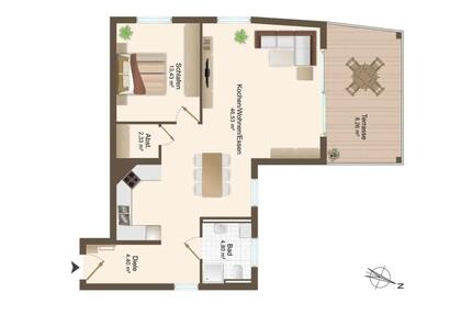 2 Zimmer Neubauwohnung mit Stellplatz - Dürbheim