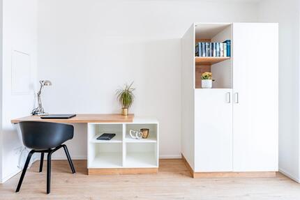 Möbliertes Apartment mit Balkon im Studentenwohnheim an der Persiluhr für Studenten, Azubis & Schüler - Straubing