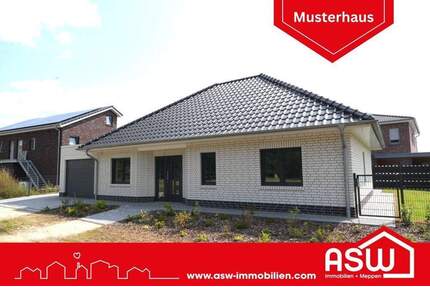 Traumhaftes Wohnen in Seenähe! Geräumiger Bungalow KfW55 mit Luftwärmepumpe - Herzlake