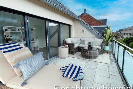 Penthouse über den Dächern von Böblingen: Erstbezug mit 2,5 Zi. u