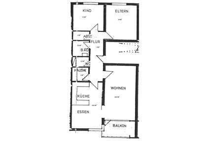 Wohnung zum Mieten in Stuttgart 1.200,00 € 87 m²