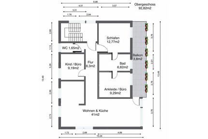 Wohnung in Lichtenberg zu vermieten OG 92,82m2 - Morsbach