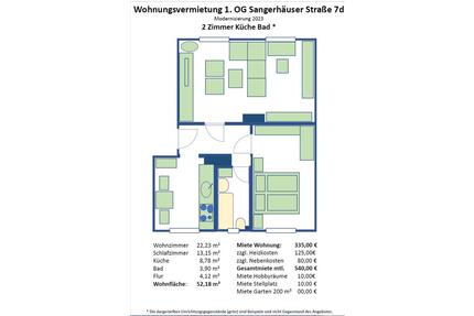 2RW mit Hobbyraum, Werkstatt und Garten - Artern