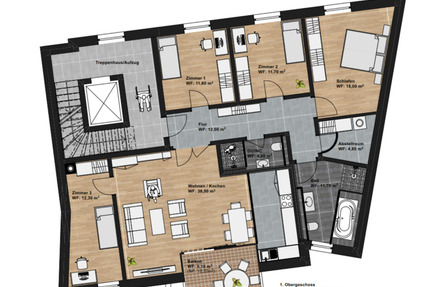 45 Zimmer Neubauwohnung *Erstbezug* zu vermieten - Erfurt Hochheim