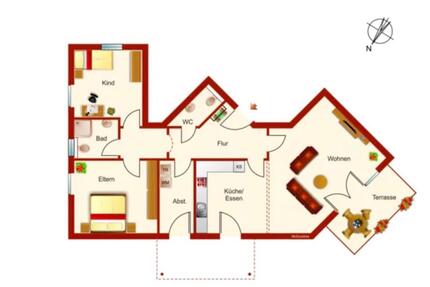 Moderne Erdgeschosswohnung mit Garten – Neubau in Schwanewede