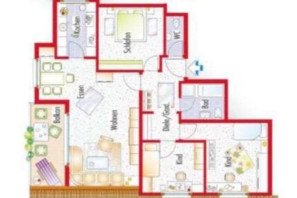4,5 Zimmer Dachgeschosswohnung, 90qm, Filderstadt Sielmingen