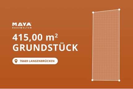 Grundstück zu verkaufen in Bad Schönborn Bad Langenbrücken 230.000,00 € 415 m² - Bad Schönborn / Bad Langenbrücken