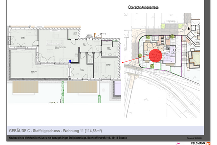Wohnung zum Mieten in Buseck 1.590,00 € 114.53 m²
