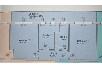 Sonnige 2-Zi-Wohnung mit 12m Süd-Loggia in Iserlohn-Letmathe