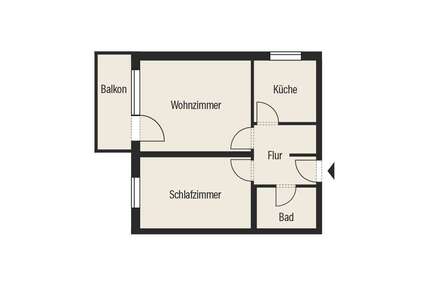 Wohnung zum Mieten in Regensburg 520,00 € 50 m²