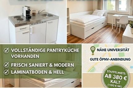 Frisch saniertes 1-Zimmer-Apartment inkl. Pantryküche - Kassel Niederzwehren