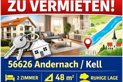 2 Zimmerwohnung 48qm Andernach OT Kell