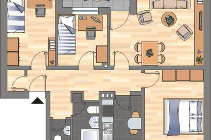 Super Schnitt!! 4-Zimmer-Wohnung in Wilhelmshaven Wiesenhof