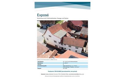 Wohnhaus mit 2 Wohneinheiten in Themar