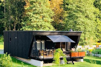 Urlaub im Tinyhaus in der Natur - Haustiere erlaubt - Bergatreute