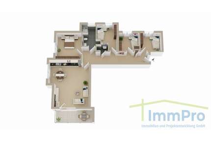 Wohnung zum Mieten in Ebhausen 1.350,00 € 124 m²