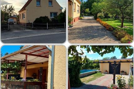 Ferienhaus Niesky max.8 Personen Pool Oberlausitz Ferienwohnung