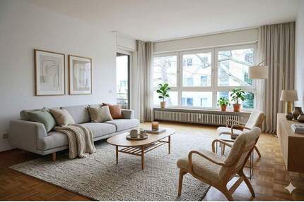 HD-Neuenheim: 3,5-Zi.-Whg. m. Balkon+Garten, Kurzzeitvermietung genehmigt, keine Provision, Bestlage - Heidelberg