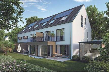 Modernes Reihenendhaus in Bestlage - 7 Zimmer mit Garten in Obermenzing - München Pasing-Obermenzing