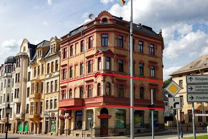 Etagenwohnung mit Balkon und Einbauküche - Greiz