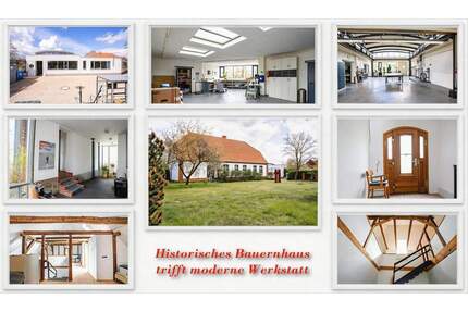 Wohnen und Arbeiten in Mecklenburg - ein Standort für Atelier, Galerie, Büro- und Onlinevertrieb - Grebbin