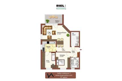 Wohnung zum Mieten in Kehl 890,00 € 82 m²