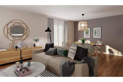 Komfortabel ausgestattete Wohnung mit zwei Bädern, Balkon und Keller - Wildau