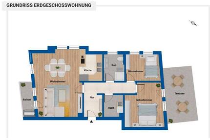 Wohnung: bis Sommer 29. Schöne 3-Zimmer-Wohnung in Berlin -Grünau