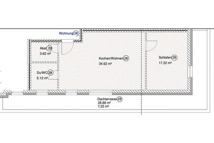 Kapitalanlage – 2-Zi. Whg Dachterrasse, Schuppen, Parkplatz - Bremen Blockland