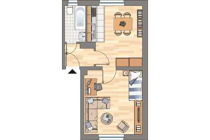 Wohnung zum Mieten in Herne 329,00 € 35.43 m²