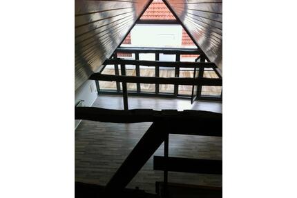 City-Atelier:Fußgängerzone-Hameln: Dachterrasse & Schlafempore