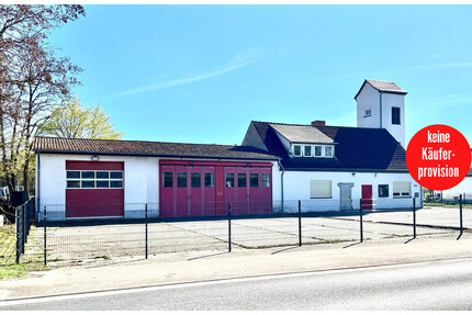 HORN IMMOBILIEN ++ RESERVIERT++Wohn- und Geschäftshaus in Löcknitz, direkt an der B104
