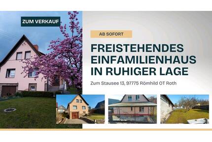 Einfamilienhaus - 190.000,00&nbsp;EUR Kaufpreis, ca.&nbsp; 113,00&nbsp;m&sup2; in Burgsinn (PLZ: 97775)