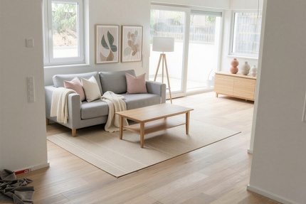 Moderne 3-Zimmerwohnung (Bj. 2015) 18 m² Terrasse, Aufzug & Tiefgarage in Feldrandlage Mainz-Finthen