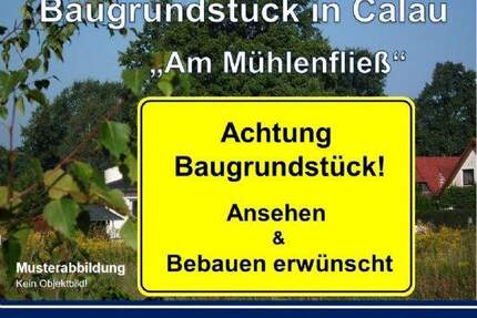 Baugrundstück in Calau - Klein aber fein