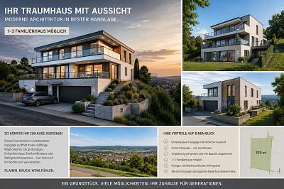 BESTLAGE MIT UNVERBAUBARER AUSSICHT  ERSCHL. BAUGRSTCK - Albstadt