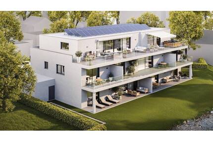 Verkaufsstart! Großzügige 2 12 Zimmer Neubauwohnung mit sonniger Aussicht ins Grüne - Bad Waldsee