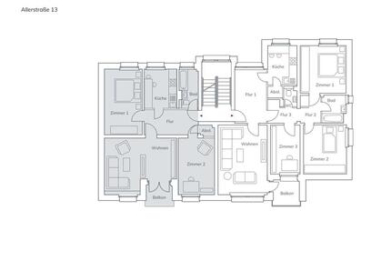 renovierte 4 Zimmer Wohnung in ruhiger Lage - Oyten