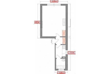 kleine Wohnung Waiblingen - 140.000,00&nbsp;EUR Kaufpreis, ca.&nbsp; 27,00&nbsp;m&sup2; in Waiblingen (PLZ: 71336) Bittenfeld
