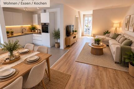 NEUBAU: 3-Zimmer-Wohnung mit Balkon & Einbauküche - Haßfurt