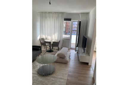 Möbliertes 1-Zimmer-Apartment mit Balkon in Wiesbaden-Nordenstadt