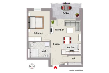 NEUBAU: Moderne 1 - 2 Zimmer Wohnungen mit Komfort und Betreuung in Nürnberg-Katzwang