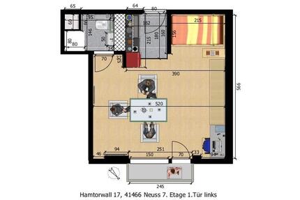 Absolut zentral und Kernsaniertes Apartment - Neuss Reuschenberg