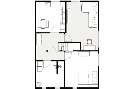 Charmante Dachgeschosswohnung mit Garten in Bracht-Hülst - Brüggen