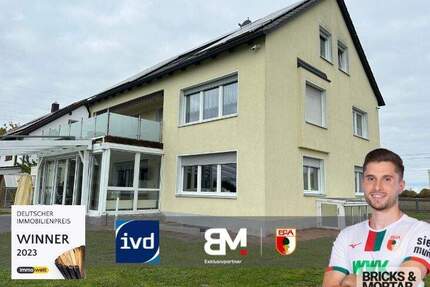 Großzügiges Mehrfamilienhaus mit Wintergarten, Whirlpool & herrlichem Feldblick in ruhiger Lage von Friedberg - Friedberg / Rederzhausen