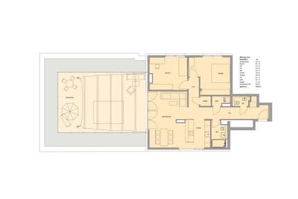 SOFORTBEZUG! Attraktive Studio-Wohnung mit Dachterrasse und Traumblick! Nachhaltiger KfW 55-Standard - Frankfurt am Main Sachsenhausen