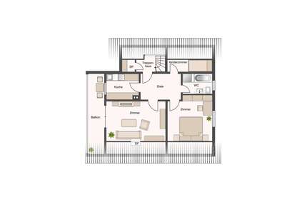 Wohnung zum Kaufen in LahrSchwarzwald 195.000,00 € 68 m² - Lahr/Schwarzwald