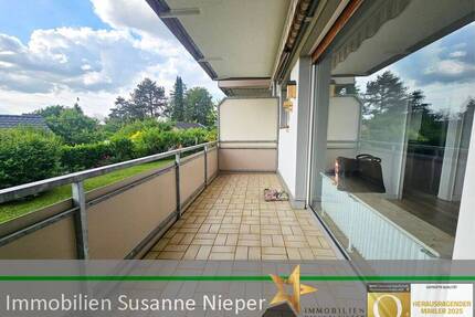 Lichthelle Erdgeschosswohnung mit XXL-Balkon und Einbauküche an der Stadtgrenze zu Haan und Hilden - Solingen Ohligs-Aufderhöhe